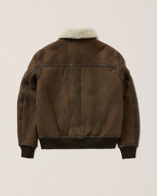 Mens Brown Balsorano Suede Jacket