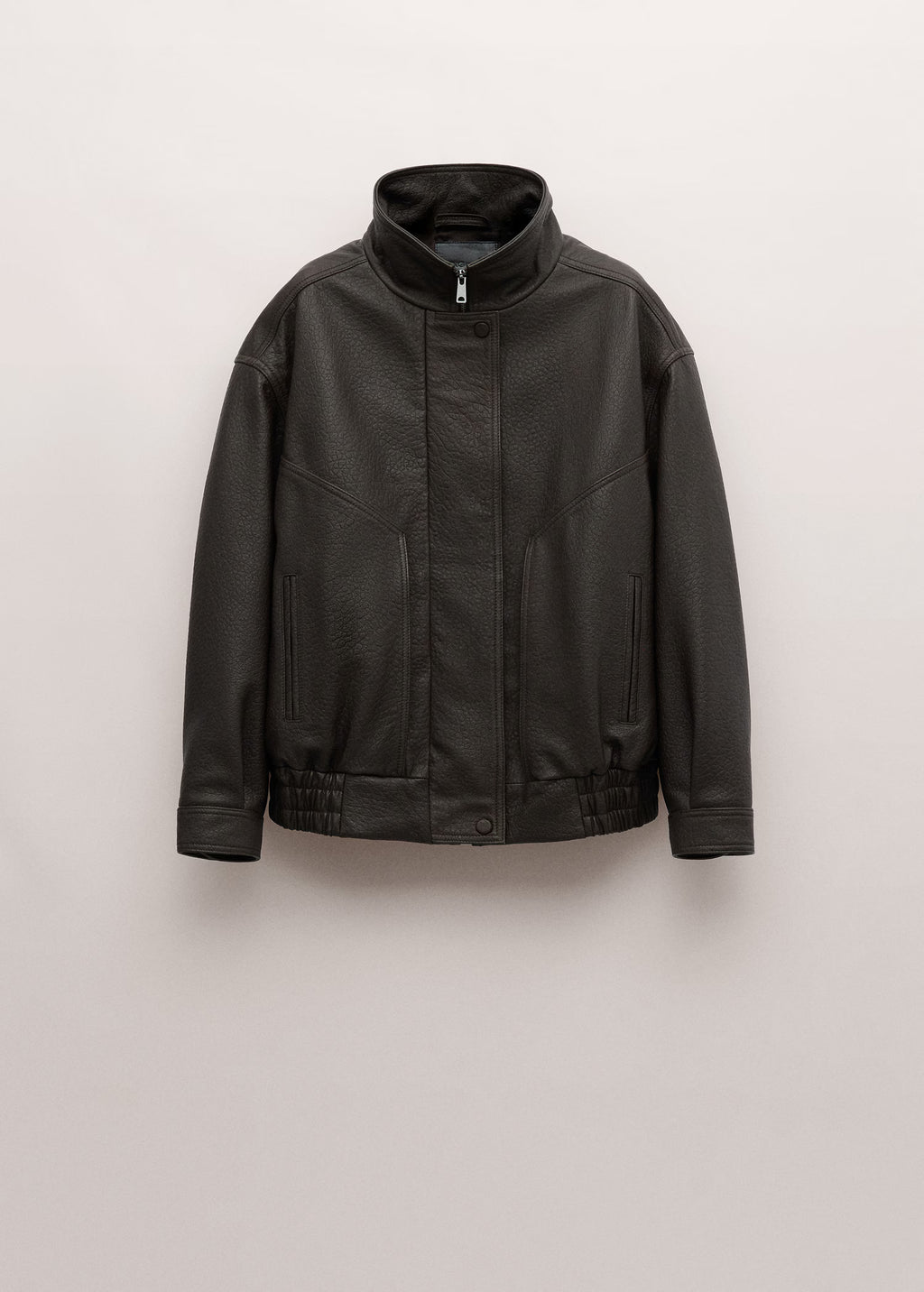 Womens Oversized Sheepskin  leather jacket