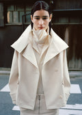Funnel neck parka with pockets