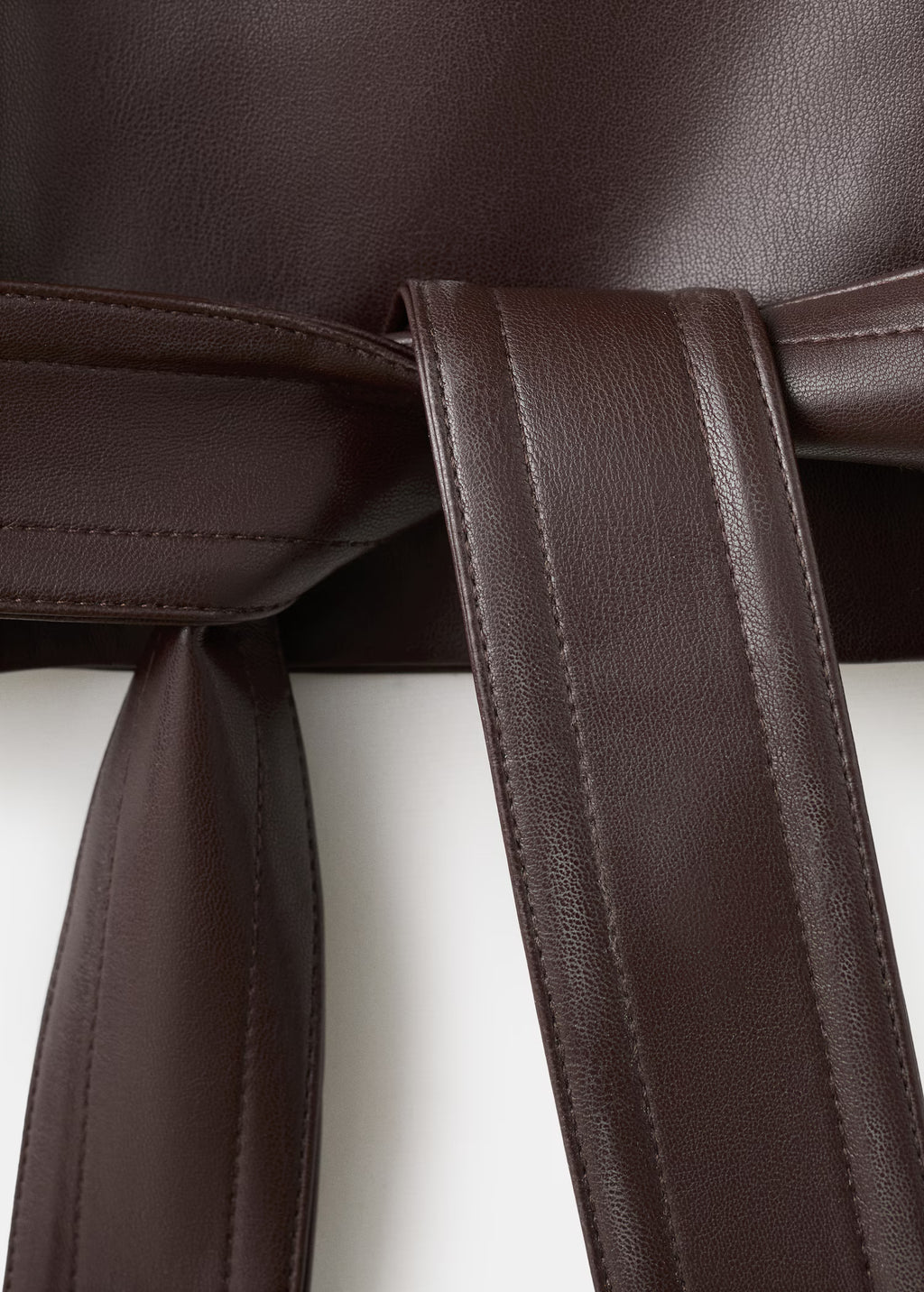 leather jacket with maxi lapels