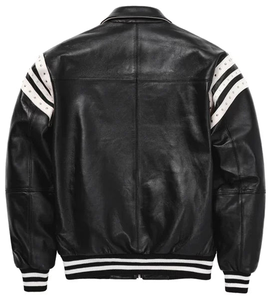 Encrusted Varsity Plush Black | Pelle Pelle Store