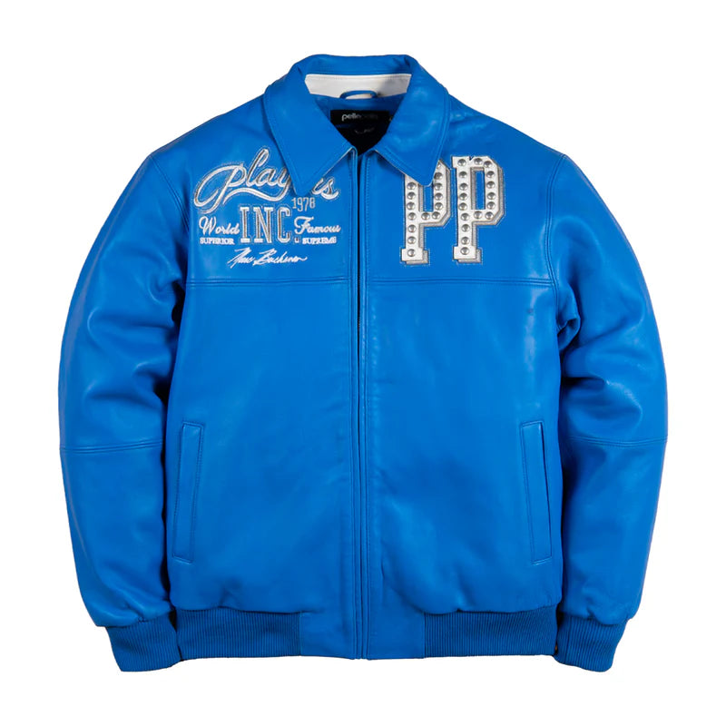 Blue Pelle Pelle Players Inc Jacket