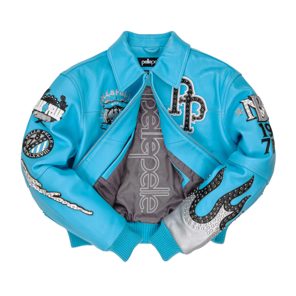 World Famous Womens Cyan Jacket