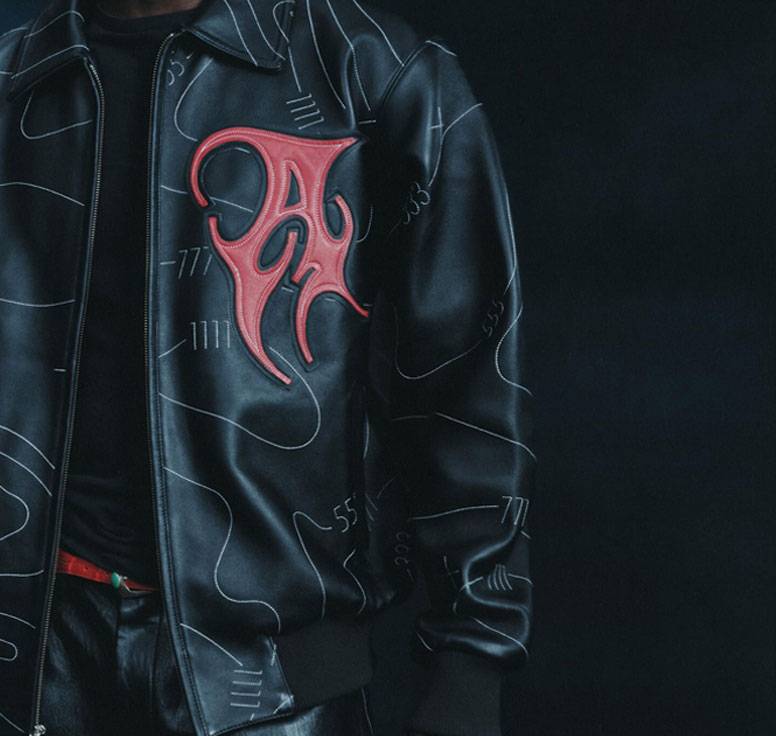 Auracle X Pelle Pelle Black Leather Jacket