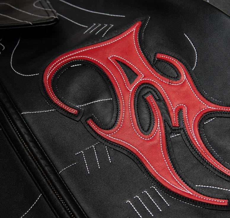 Auracle X Pelle Pelle Black Leather Jacket