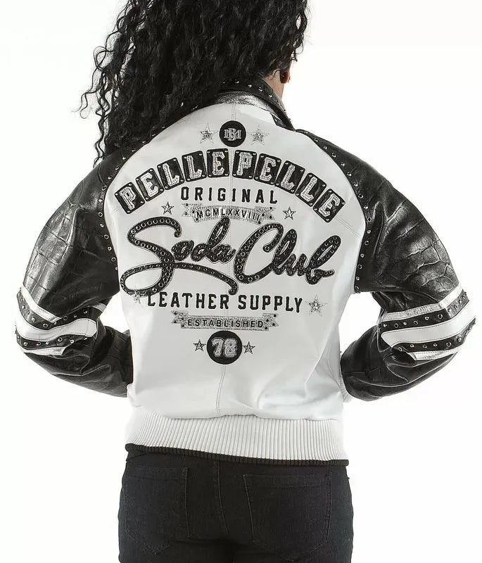 Soda Club Jacket Black and White Stunning 78 Jacket