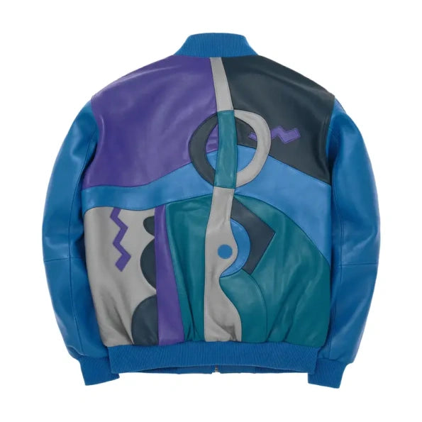Picasso Blue Jacket | Plush Jacket