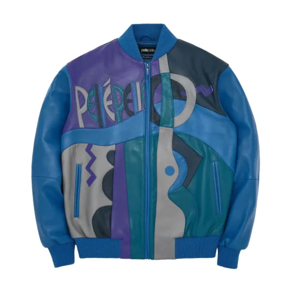 Picasso Blue Jacket | Plush Jacket