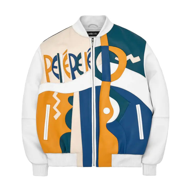 White Picasso Leather Jacket | Men & Women