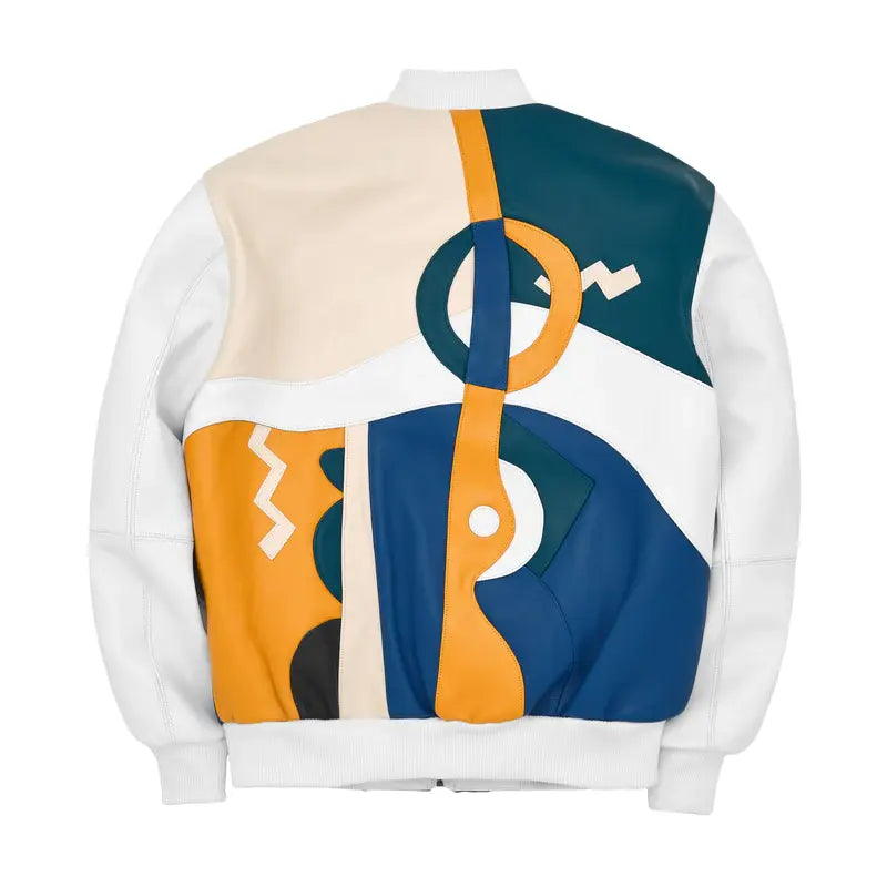 White Picasso Leather Jacket | Men & Women