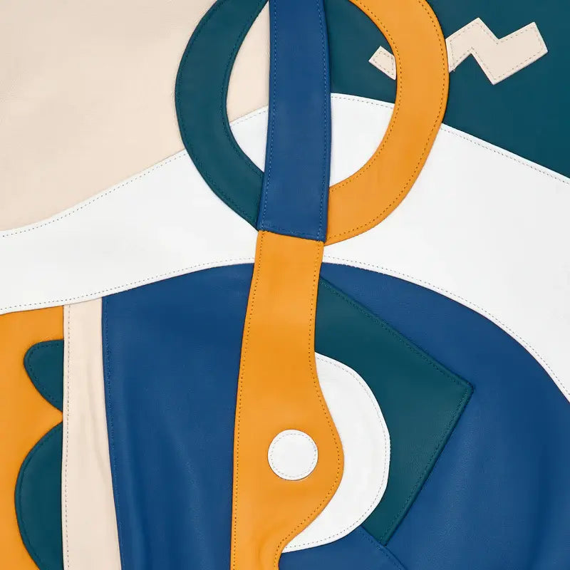 White Picasso Leather Jacket | Men & Women