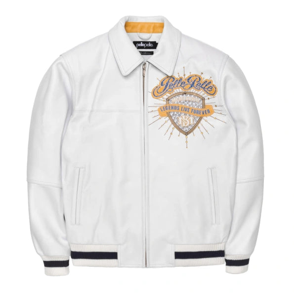 Legends Live Forever White Jacket | MB Jacket