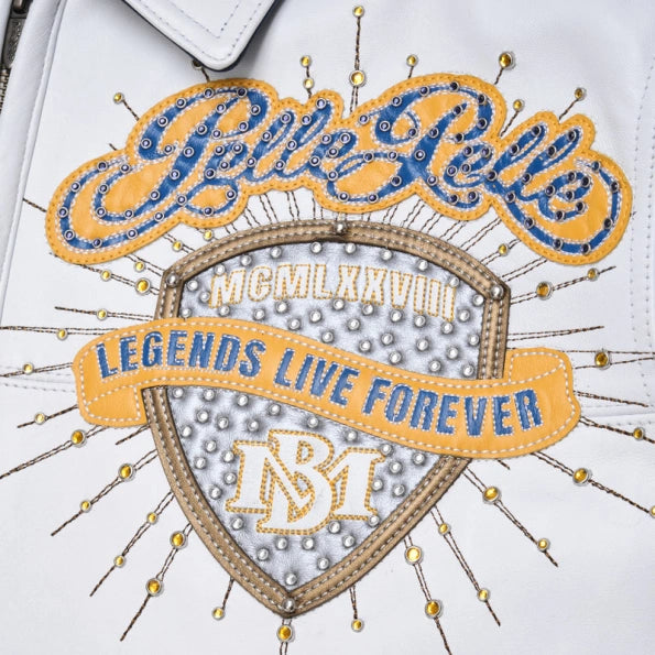 Legends Live Forever White Jacket | MB Jacket