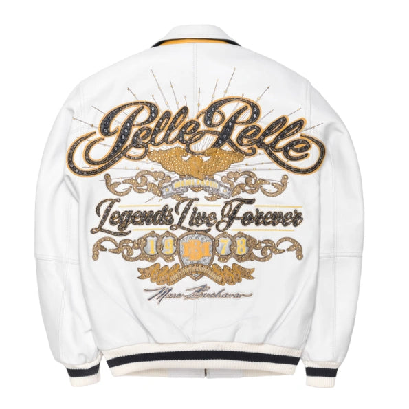 Legends Live Forever White Jacket | MB Jacket