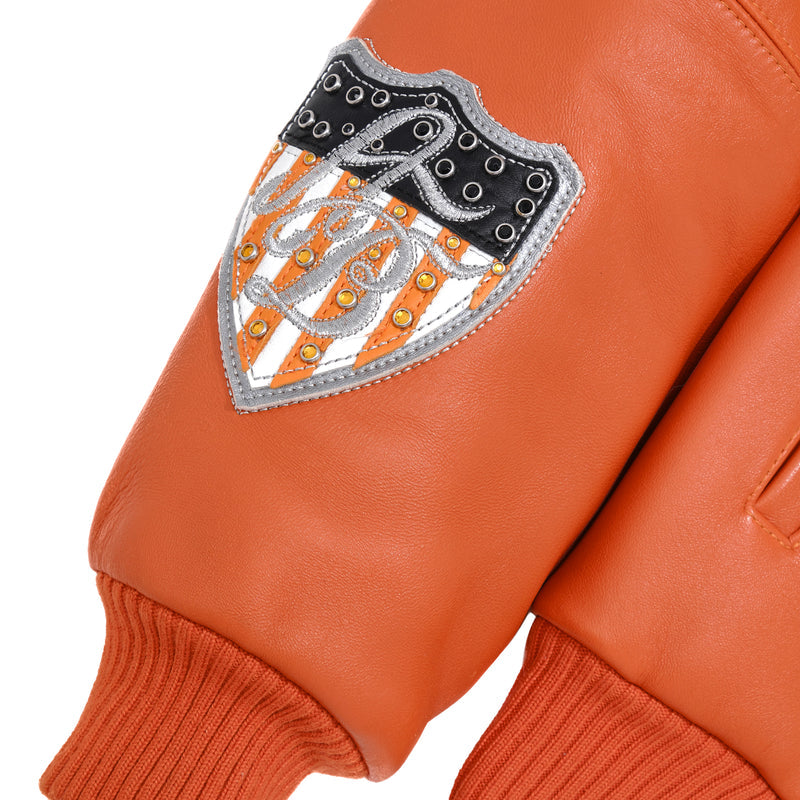 Pelle Pelle American Bruiser Orange Jacket | Leather Jacket