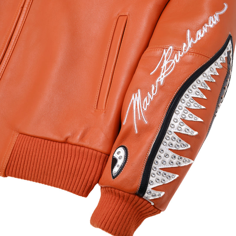 Pelle Pelle American Bruiser Orange Jacket | Leather Jacket