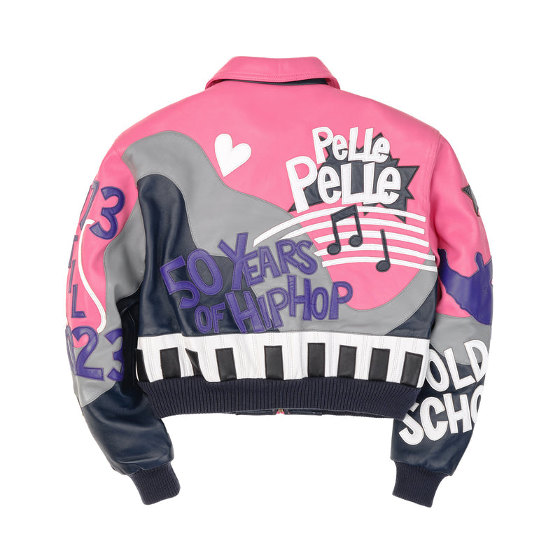 HipHop Pink Crop Leather Jacket | Women Jacket