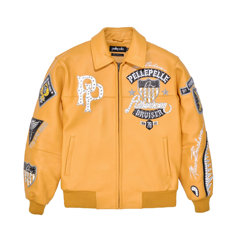 Pelle Pelle American Bruiser Yellow Jacket | Leather Jacket