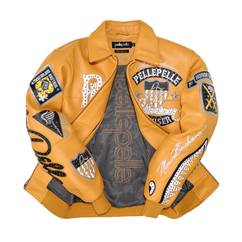 Pelle Pelle American Bruiser Yellow Jacket | Leather Jacket