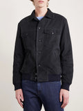 CANALI Suede Blouson Jacket