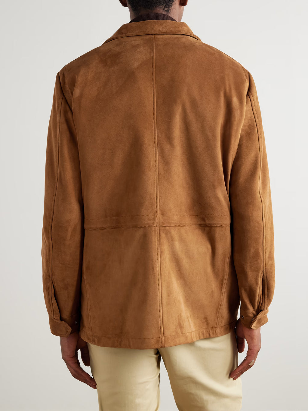 LORO PIANA Suede Field Jacket