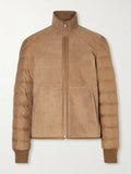 MONCLER Crachin Reversible Leather-Trimmed Quilted Shell and Shearling Down Jacket