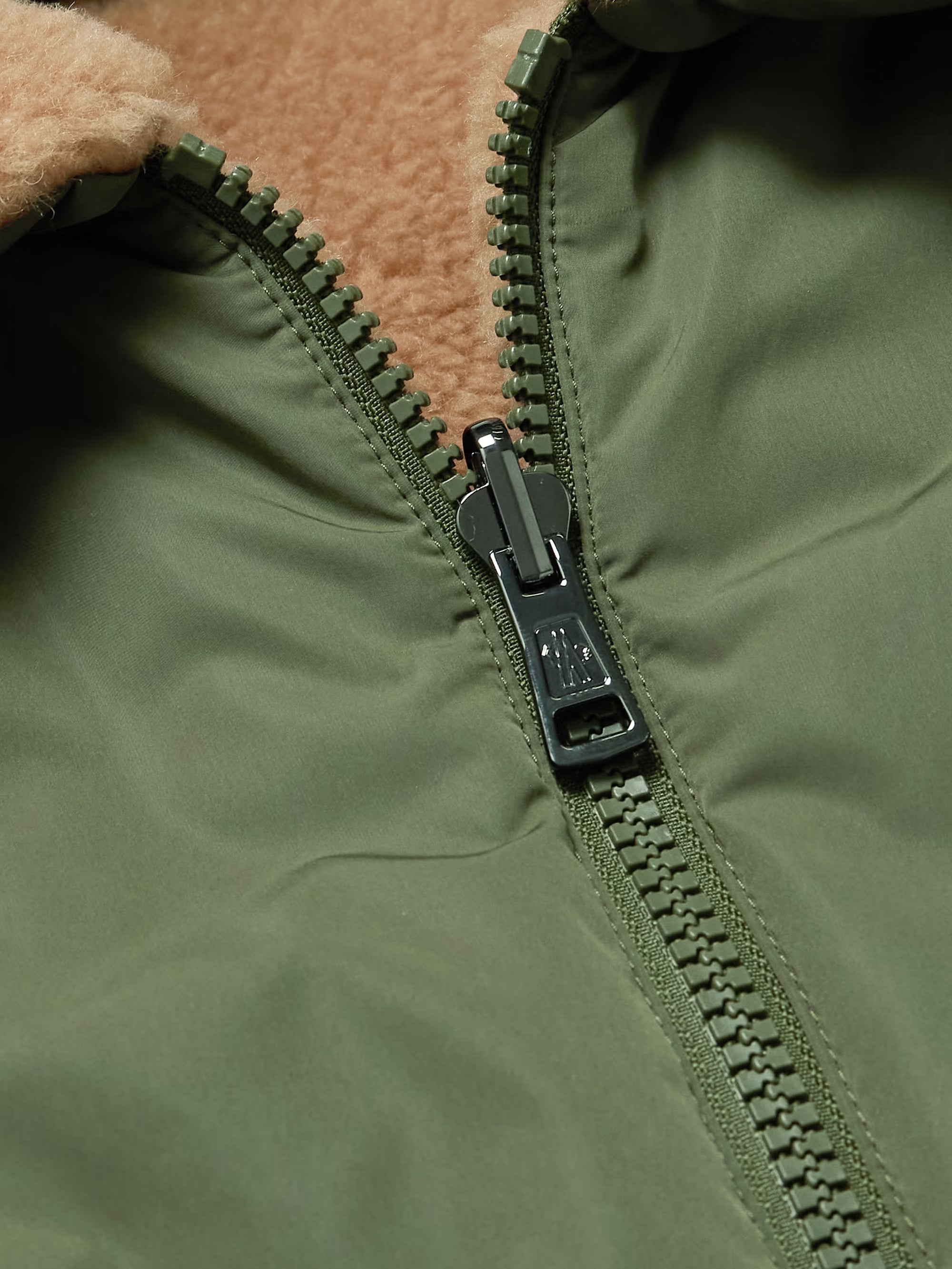 MONCLER Maulevrier Reversible Plush and Shell Bomber Jacket