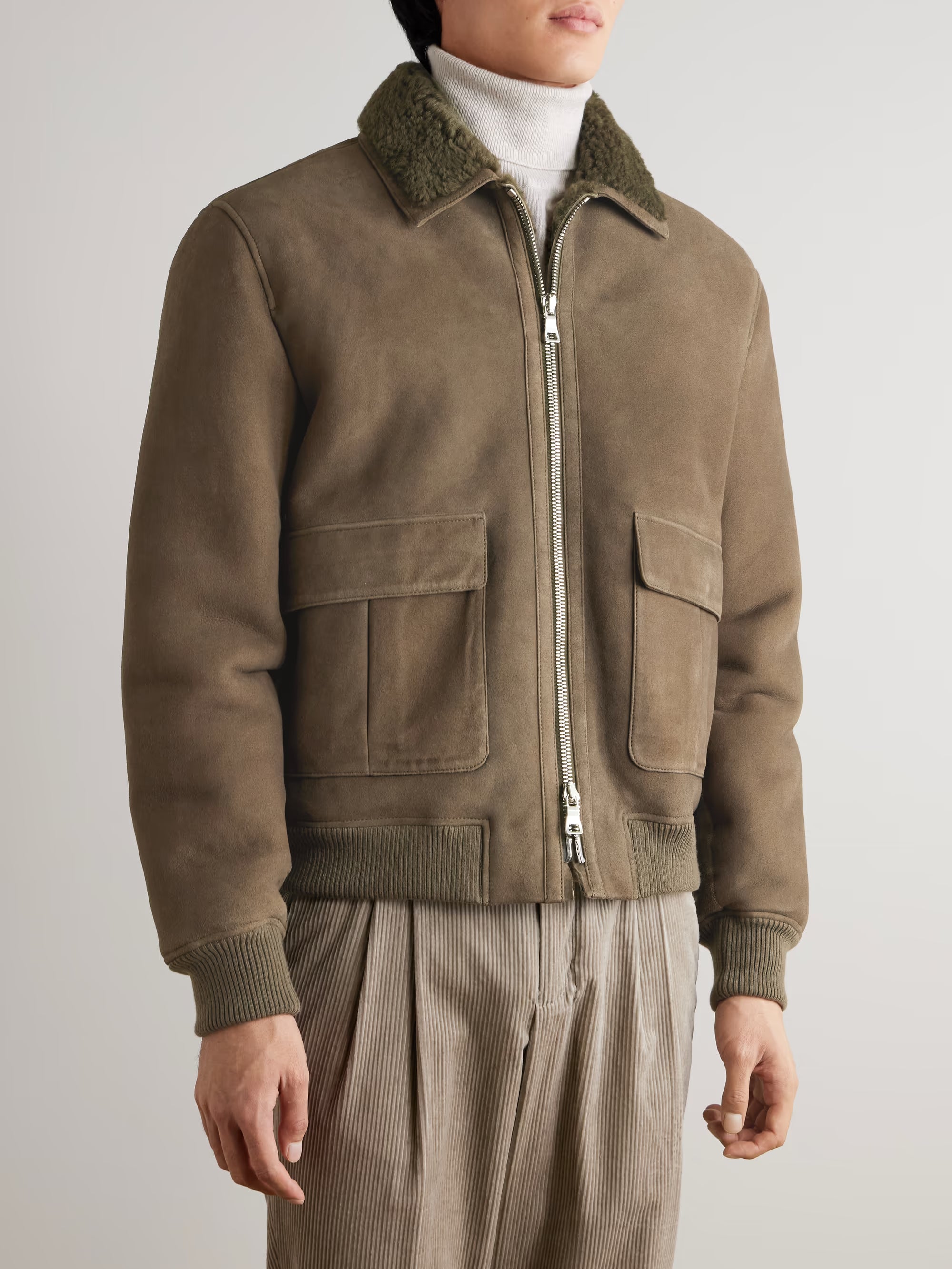 MR P. Shearling Bomber Jacket