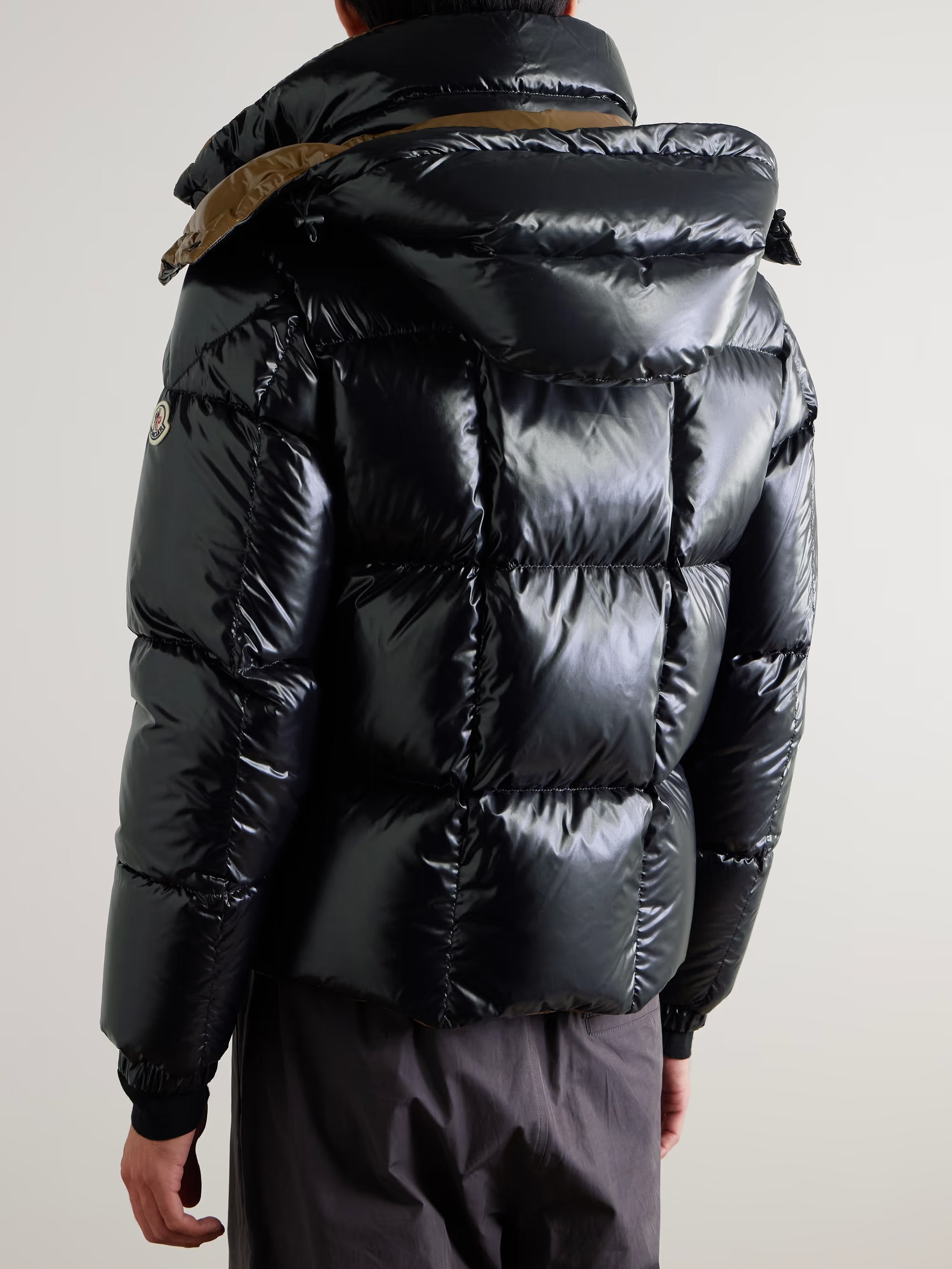 Parana Logo-Appliquéd Quilted Nylon Hooded Down Jacket