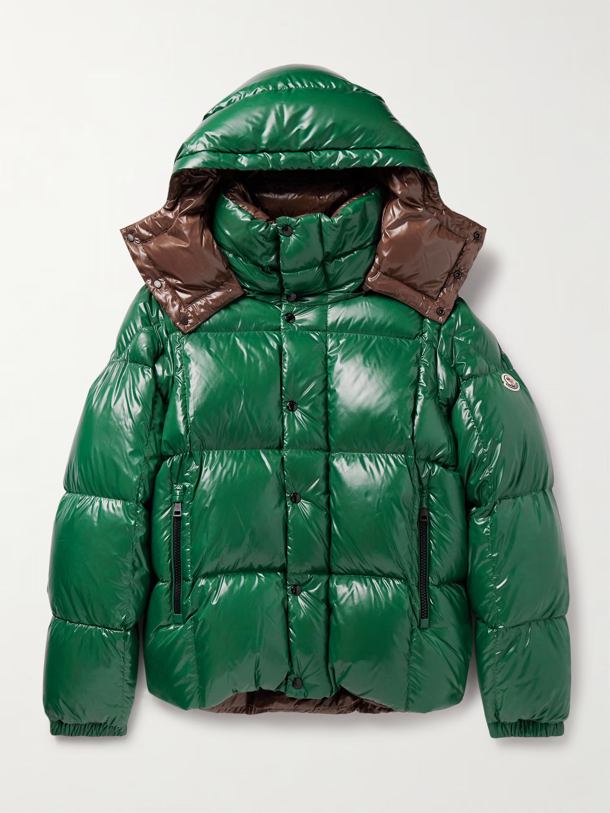 Parana Logo-Appliquéd Quilted Nylon Hooded Down Jacket