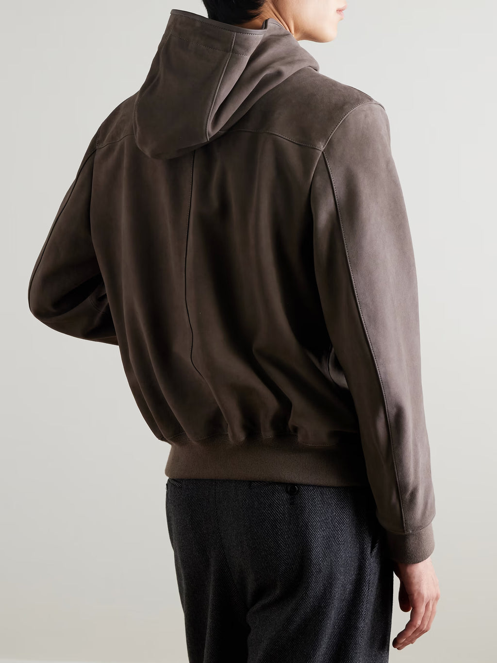 MR P. Suede Hoodie