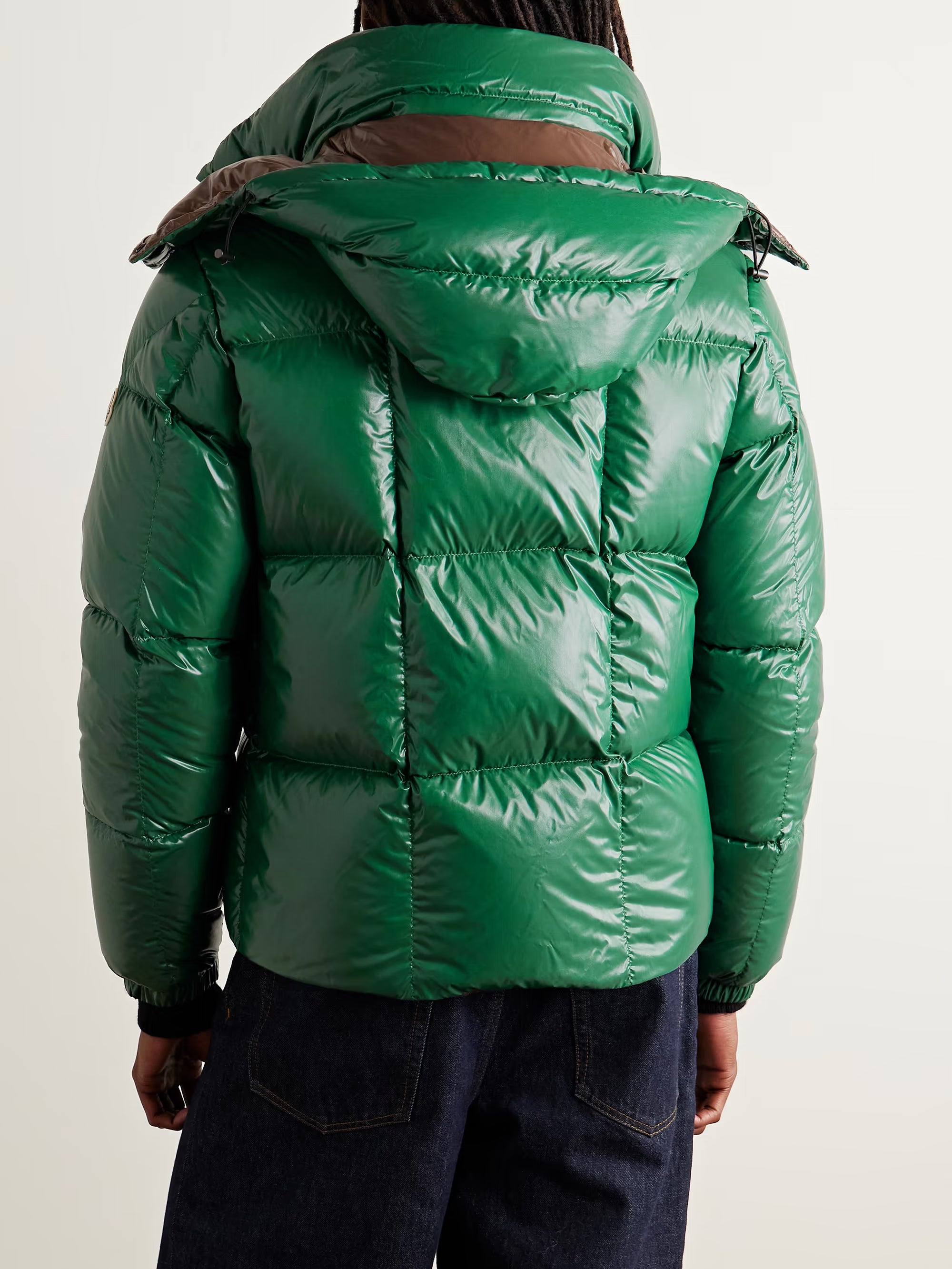 Parana Logo-Appliquéd Quilted Nylon Hooded Down Jacket