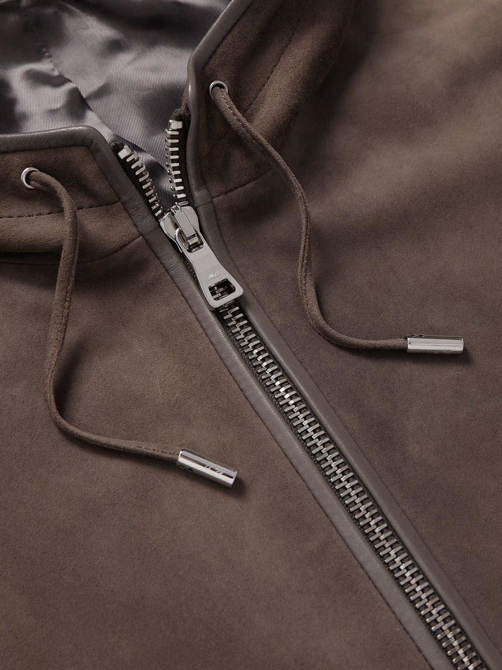 MR P. Suede Hoodie