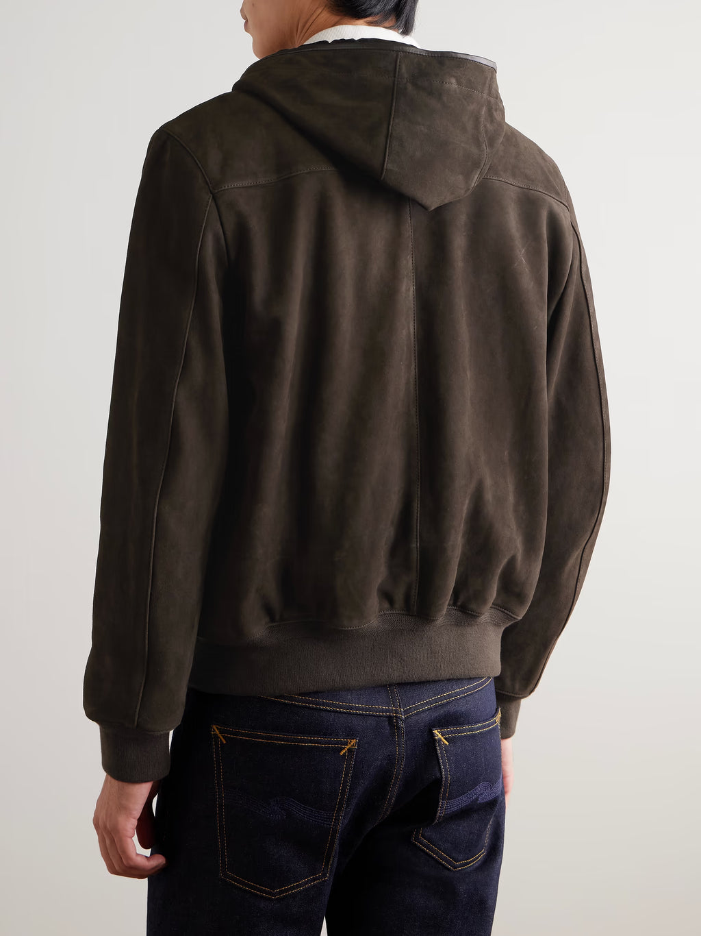 MR P. Suede Hoodie